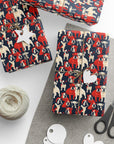 Bulldoggy Bliss Chomper Wrapping Paper