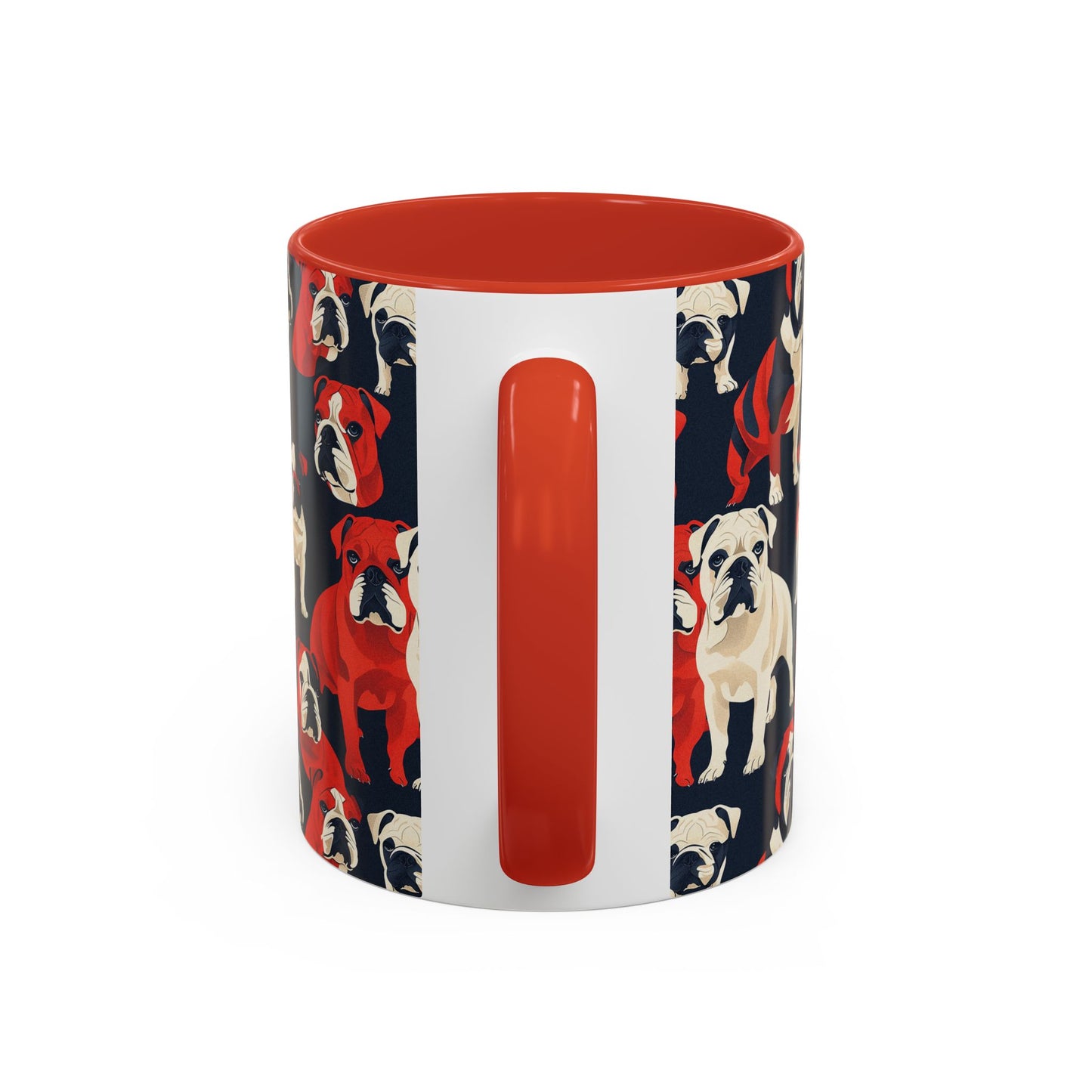 Bulldoggy Bliss Chomper Accent Coffee Mug