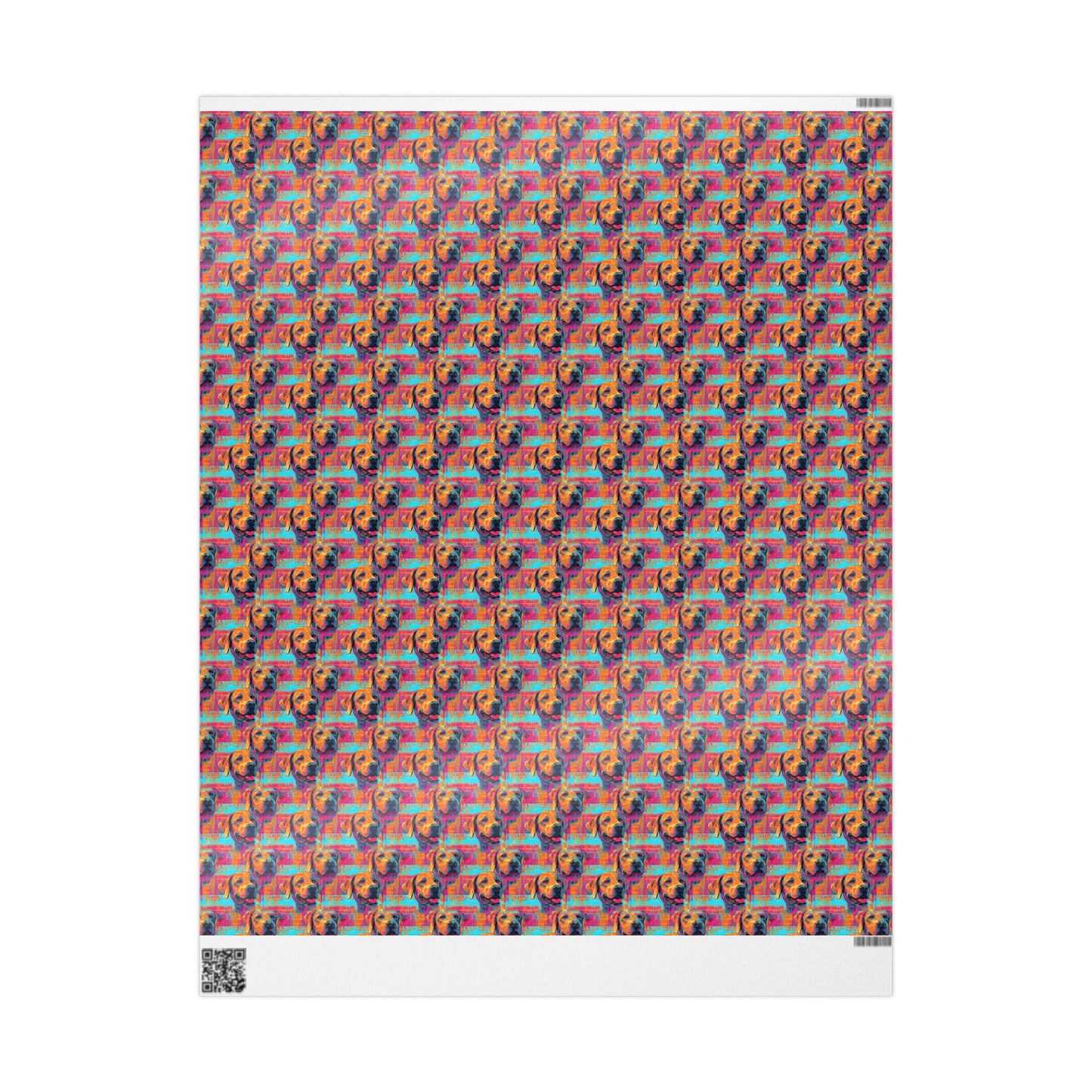 Rustic Charm Labrador Chic Wrapping Paper