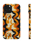 Golden Woof Abstract Glamour Slim Phone Cases