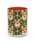 Corgi Charmz Accent Coffee Mug