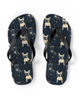 Frenchie Celestial Soar Flip Flops