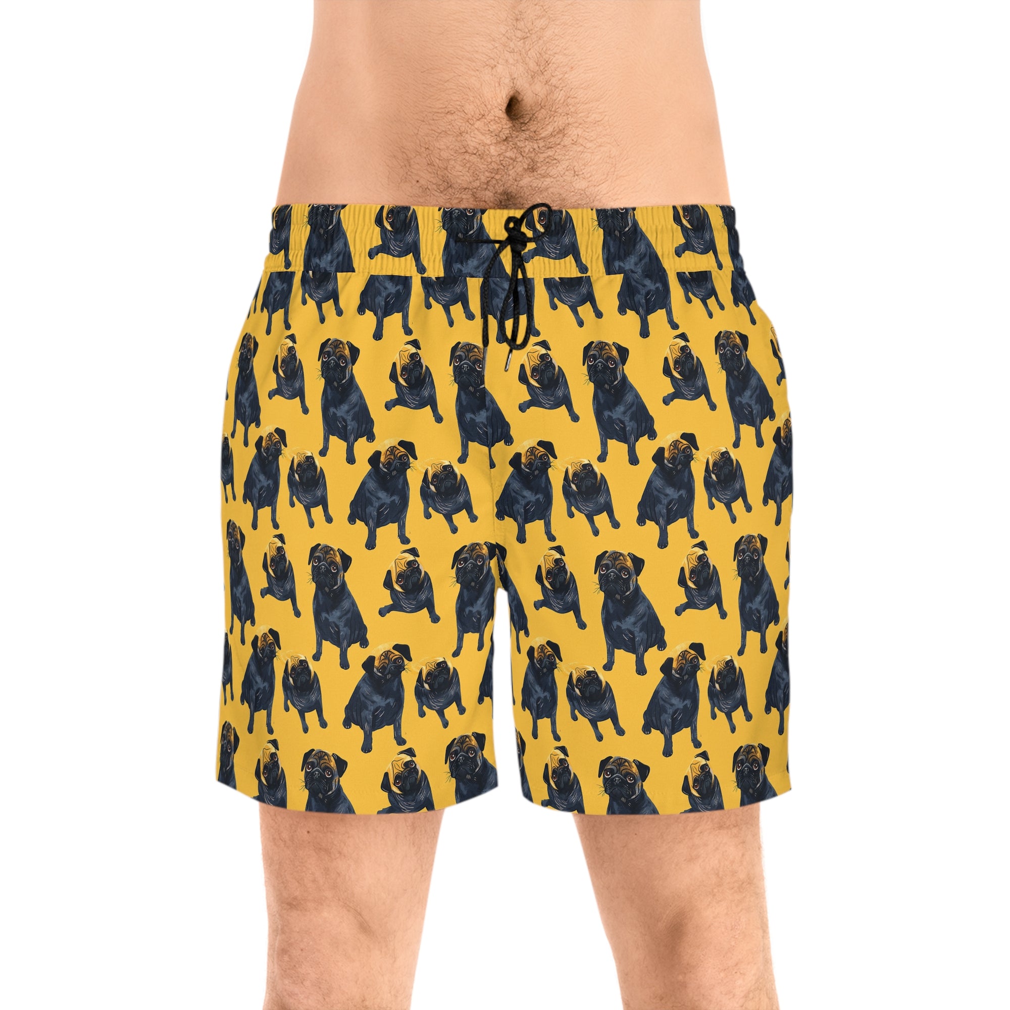 Puglet Posh Paradise Men&#39;s Mid-Length Swim Shorts