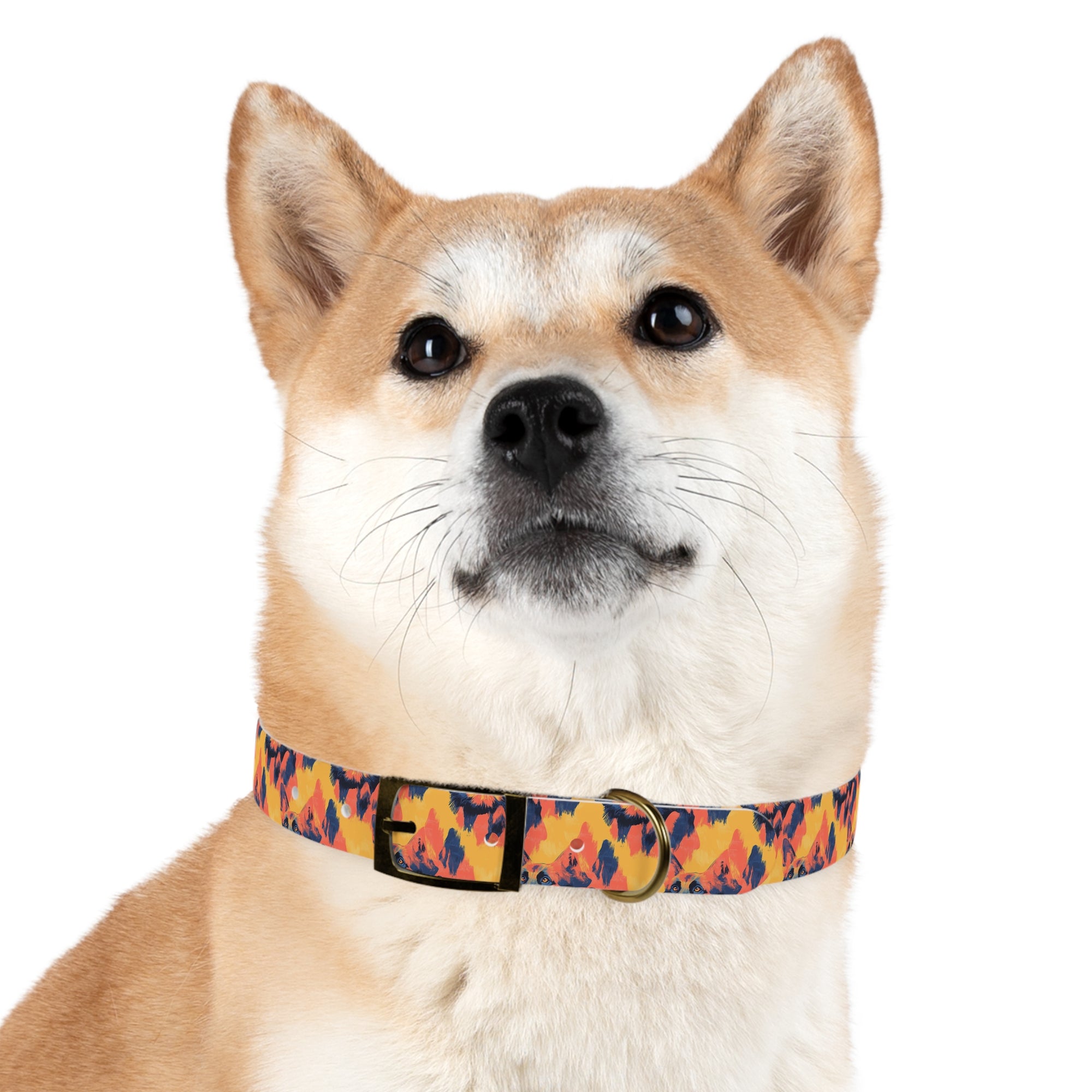 Impressionistic German Shepherds Dog Collar