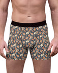 Blooming Bulldog Beauty Men's Boxer Briefs