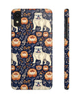 Bulldog Blossom Bonanza Slim Phone Cases