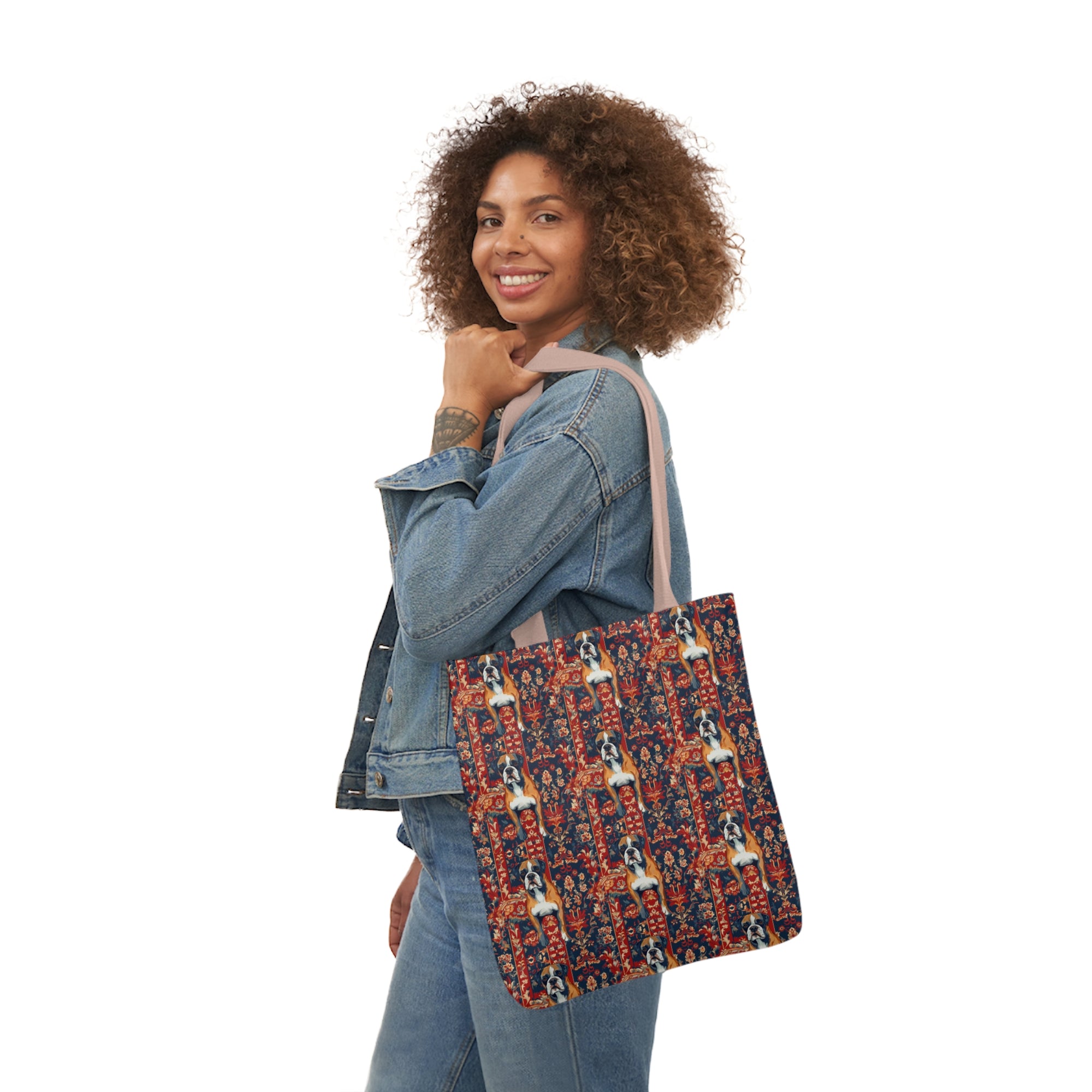 Boxer Blossom Tapestry Delight Canvas Tote Bag