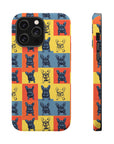 Frenchie Pop Art Pawfection Grid Magnetic Tough Cases