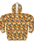 Frenchie Glow-Up Galore Unisex Pullover Hoodie