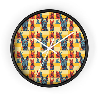 Dane-tastic Marvelous Mutt Mode Wall Clock