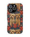 Yorkie Charm Twins Magnetic Tough Cases