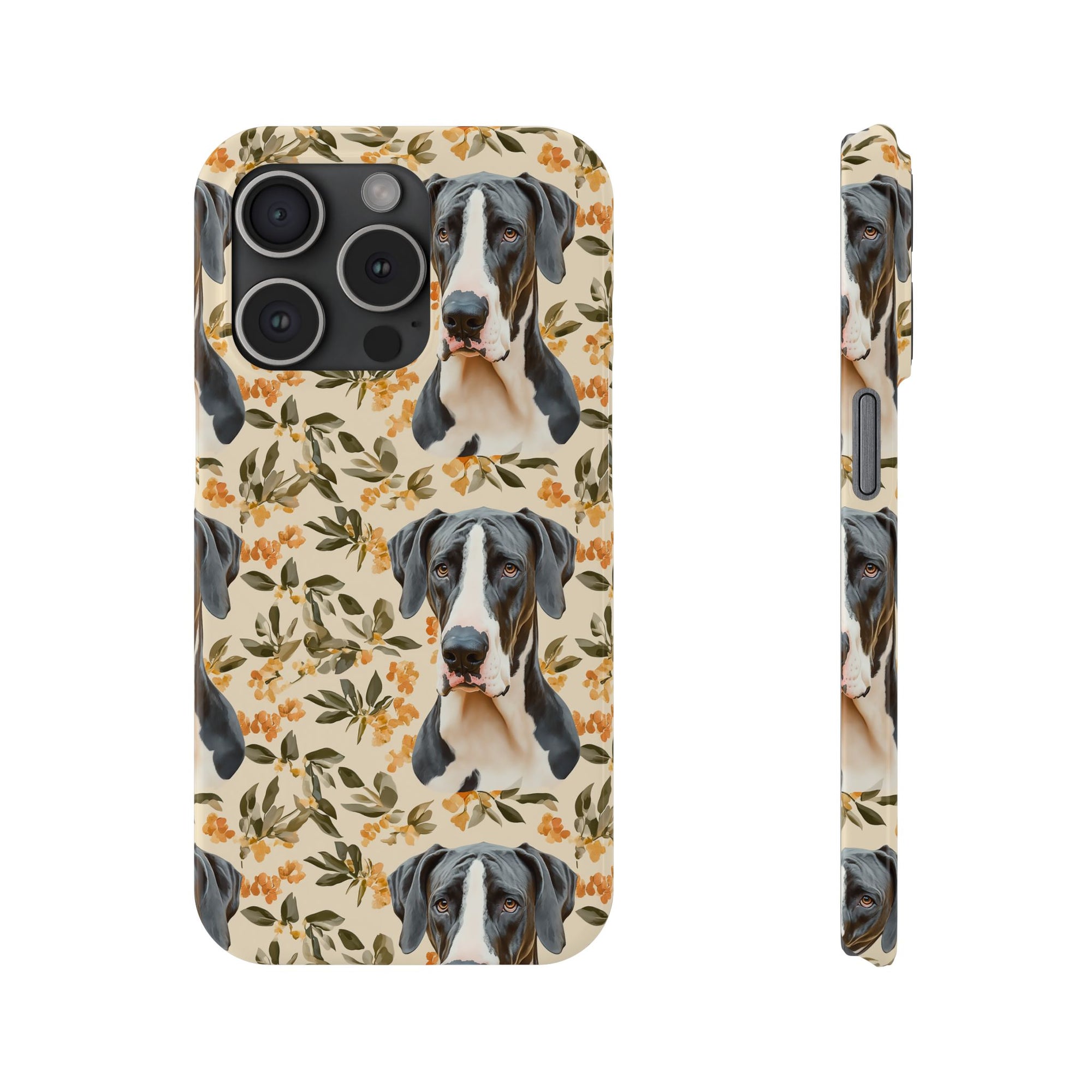 Majestic Great Dane Meadow Slim Phone Cases