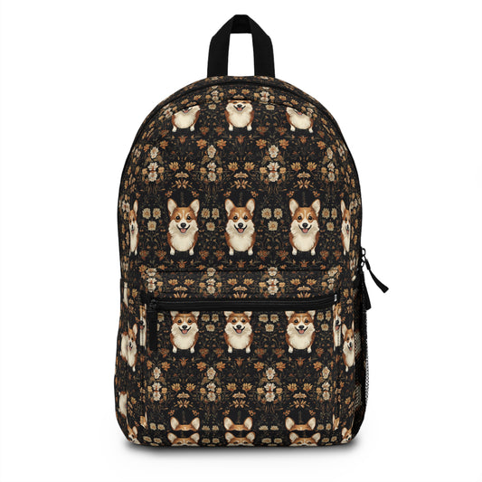 Nighttime Corgi Glow Stride Backpack