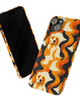 Golden Woof Abstract Glamour Slim Phone Cases