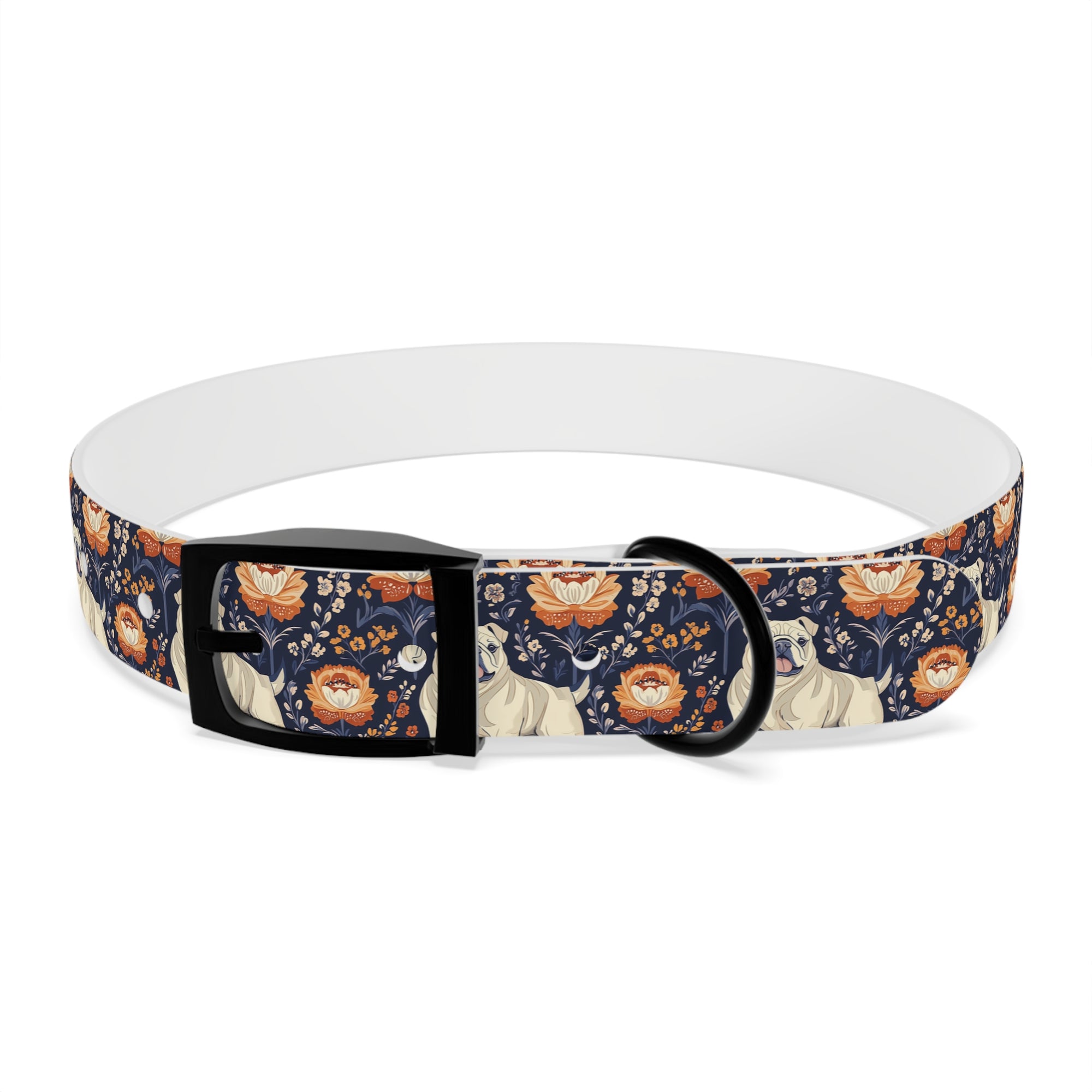 Bulldog Blossom Bonanza Dog Collar