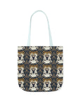 Wildwood Wanderlust Bulldog Canvas Tote Bag