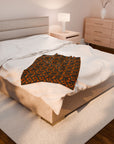 Safari Shepherd Strut Velveteen Plush Blanket