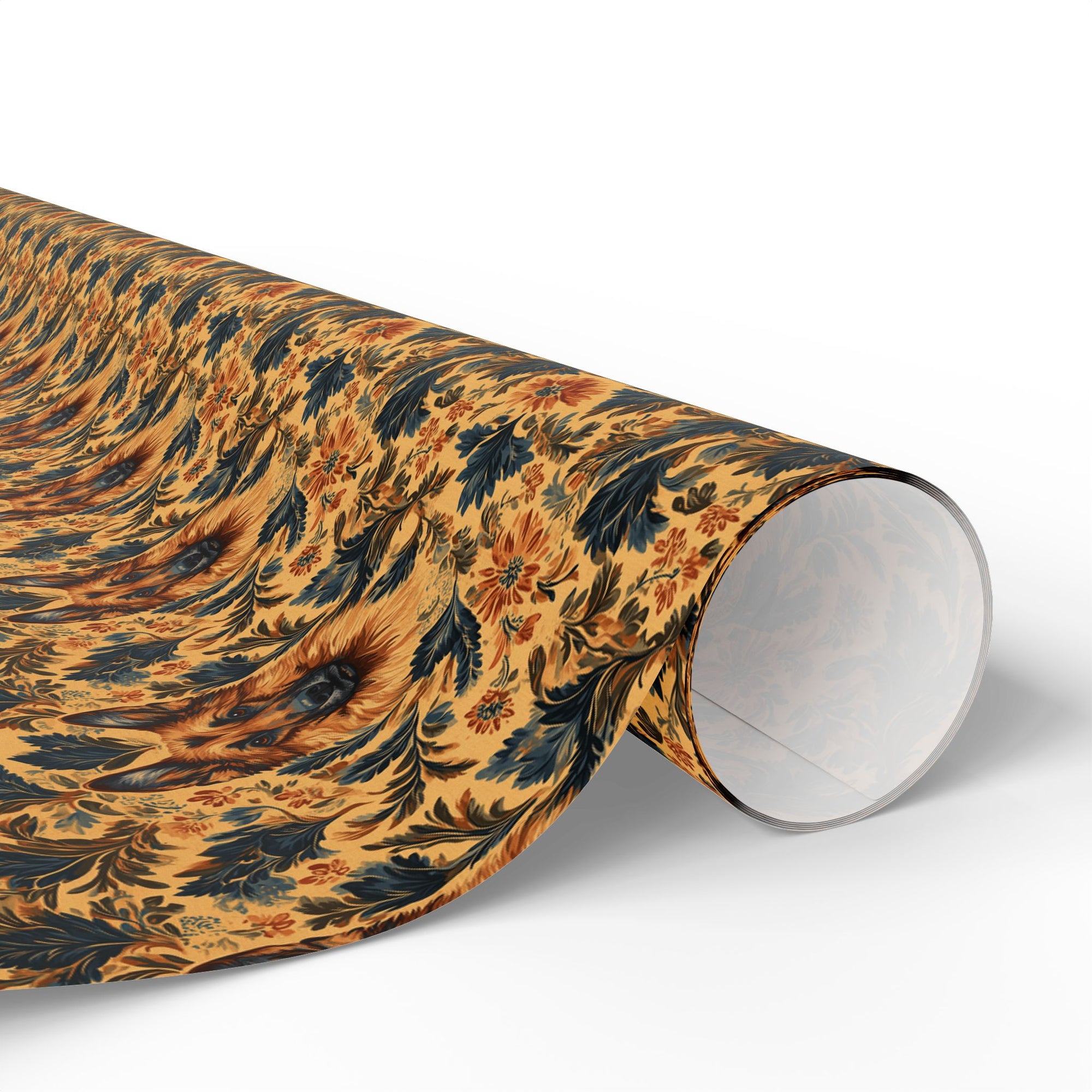 Autumnal German Shepherd Glamour Wrapping Paper