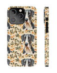 Majestic Great Dane Meadow Slim Phone Cases