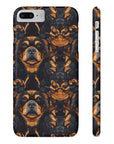 Modern Rottweiler Royalty Slim Phone Cases