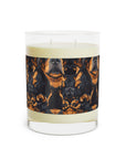 Modern Rottweiler Royalty Scented Candle