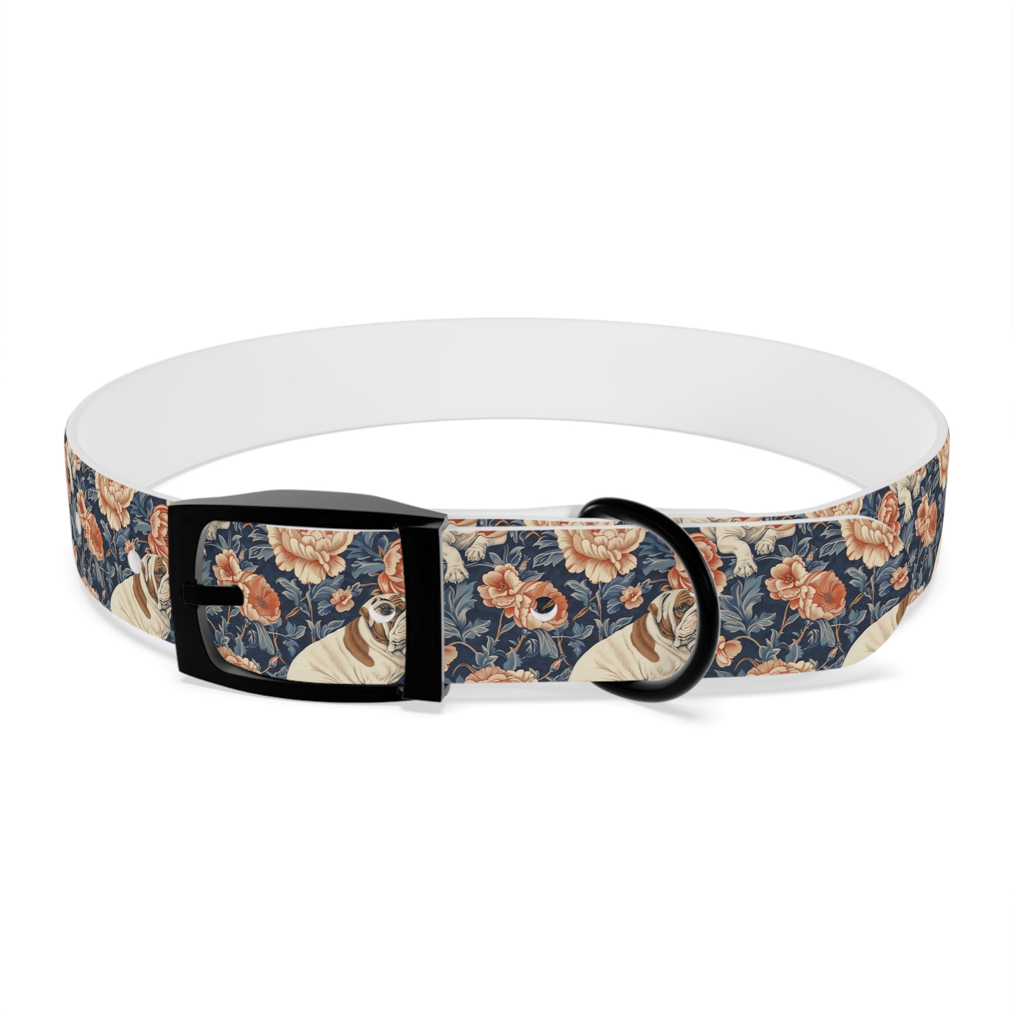 Blooming Bulldog Beauty Dog Collar