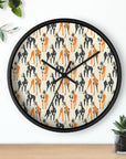 Dashing Dane Divinity Wall Clock