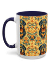 Royal Rottie Regalia Accent Coffee Mug