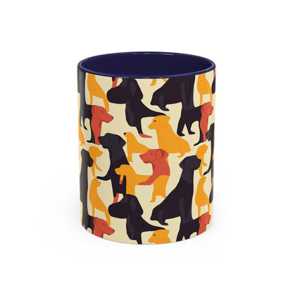 Modern Charm Labrador Chic Accent Coffee Mug