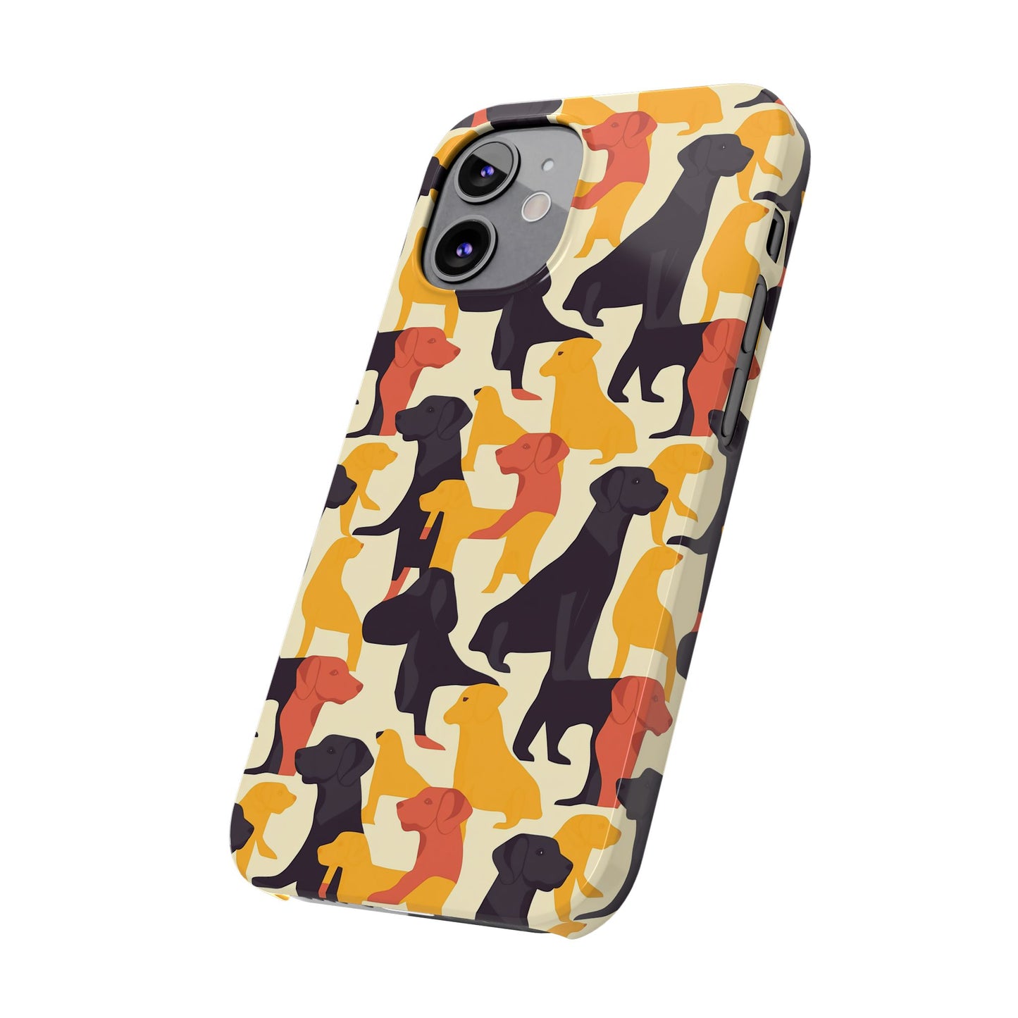 Modern Charm Labrador Chic Slim Phone Cases