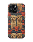 Yorkie Charm Twins Magnetic Tough Cases