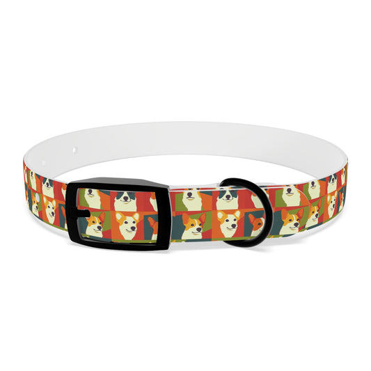 Corgi Chic Popart Pup Dog Collar