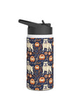 Bulldog Blossom Bonanza Stainless Steel Water Bottle