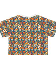 Corgi Carnival Couture Crop Tee