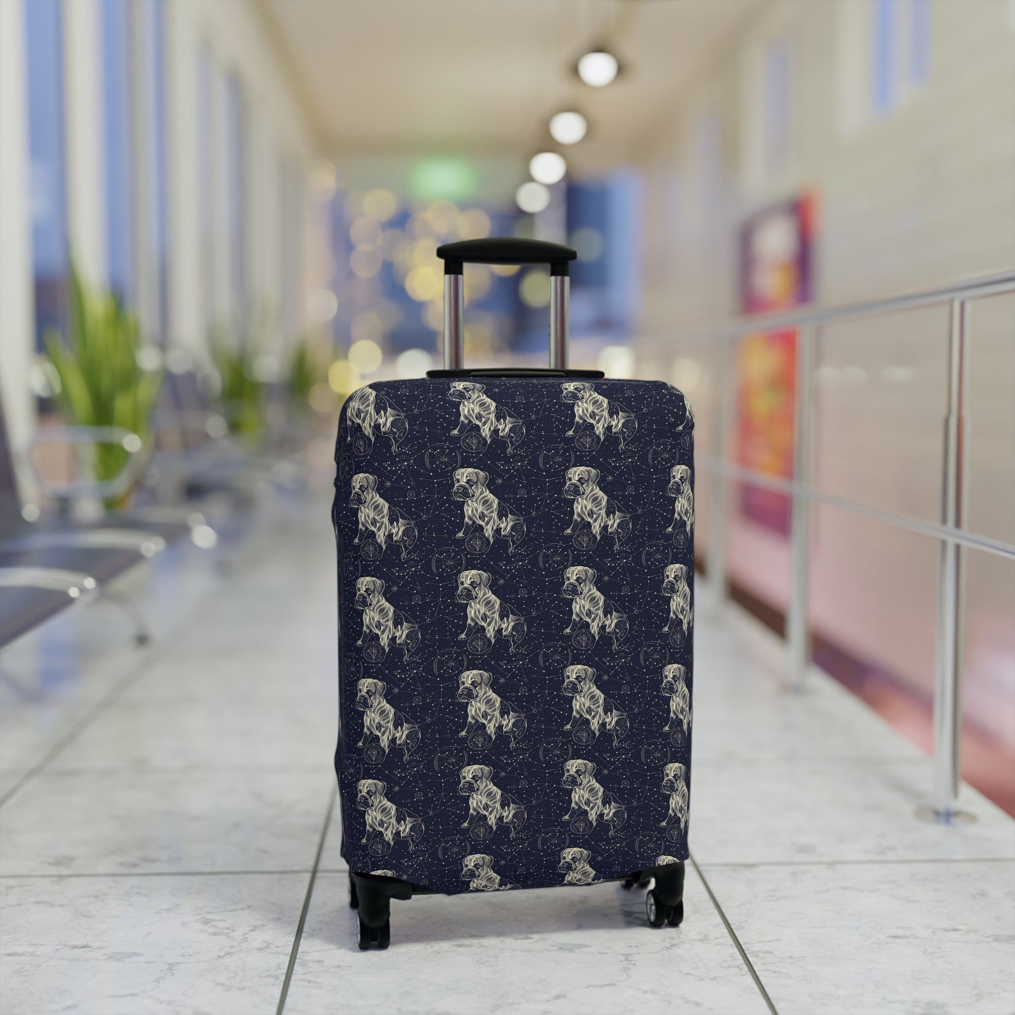 Celestial Boxer Bliss Luggage Cover