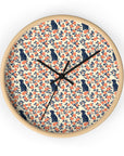 Bloomiful Lab Bouquet Wall Clock