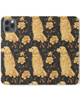 Golden Paws Floral Frenchie Flip Cases