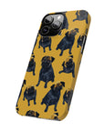 Puglet Posh Paradise Slim Phone Cases