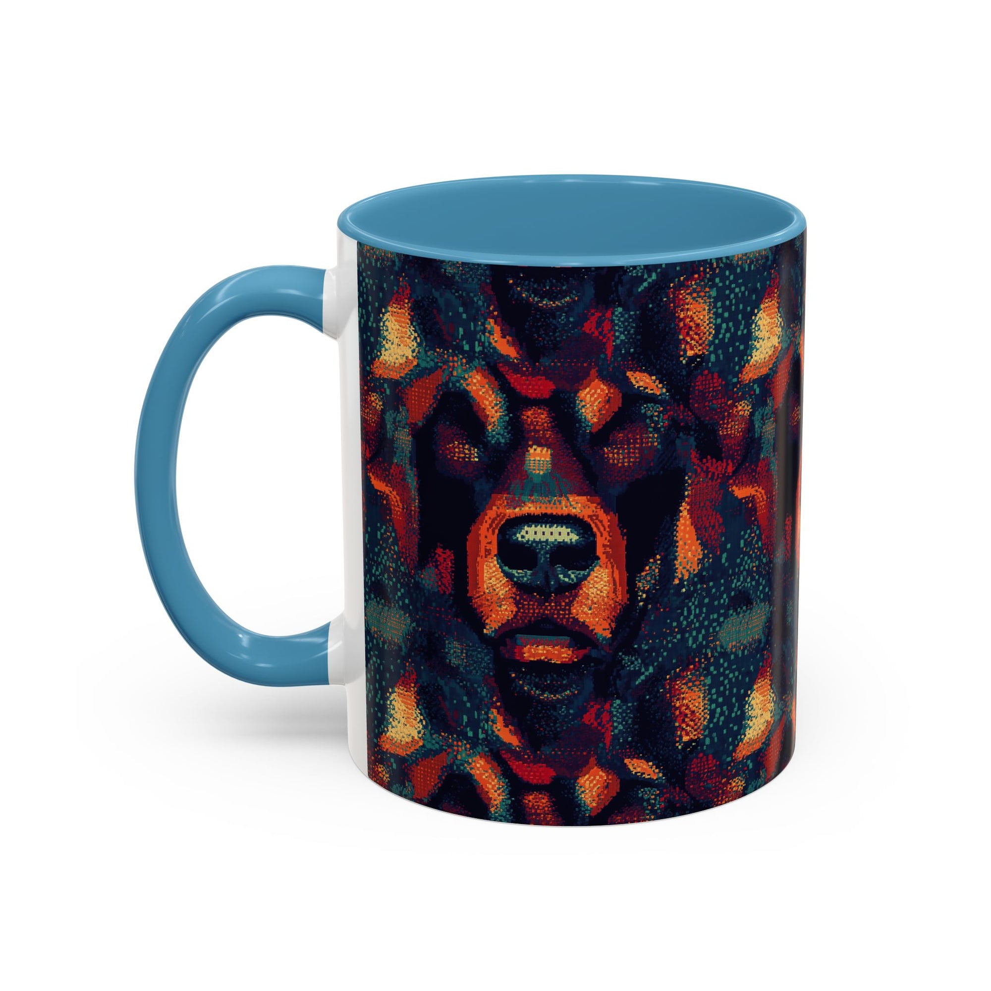 Rustic Rottie Charm Accent Coffee Mug