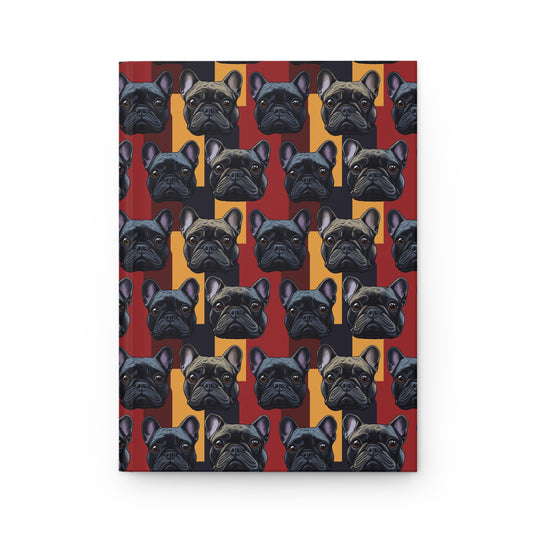 Chic Canine Checkmate - Frenchie Edition Hardcover Journal Matte