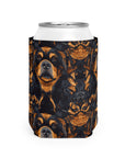 Modern Rottweiler Royalty Can Cooler Sleeve