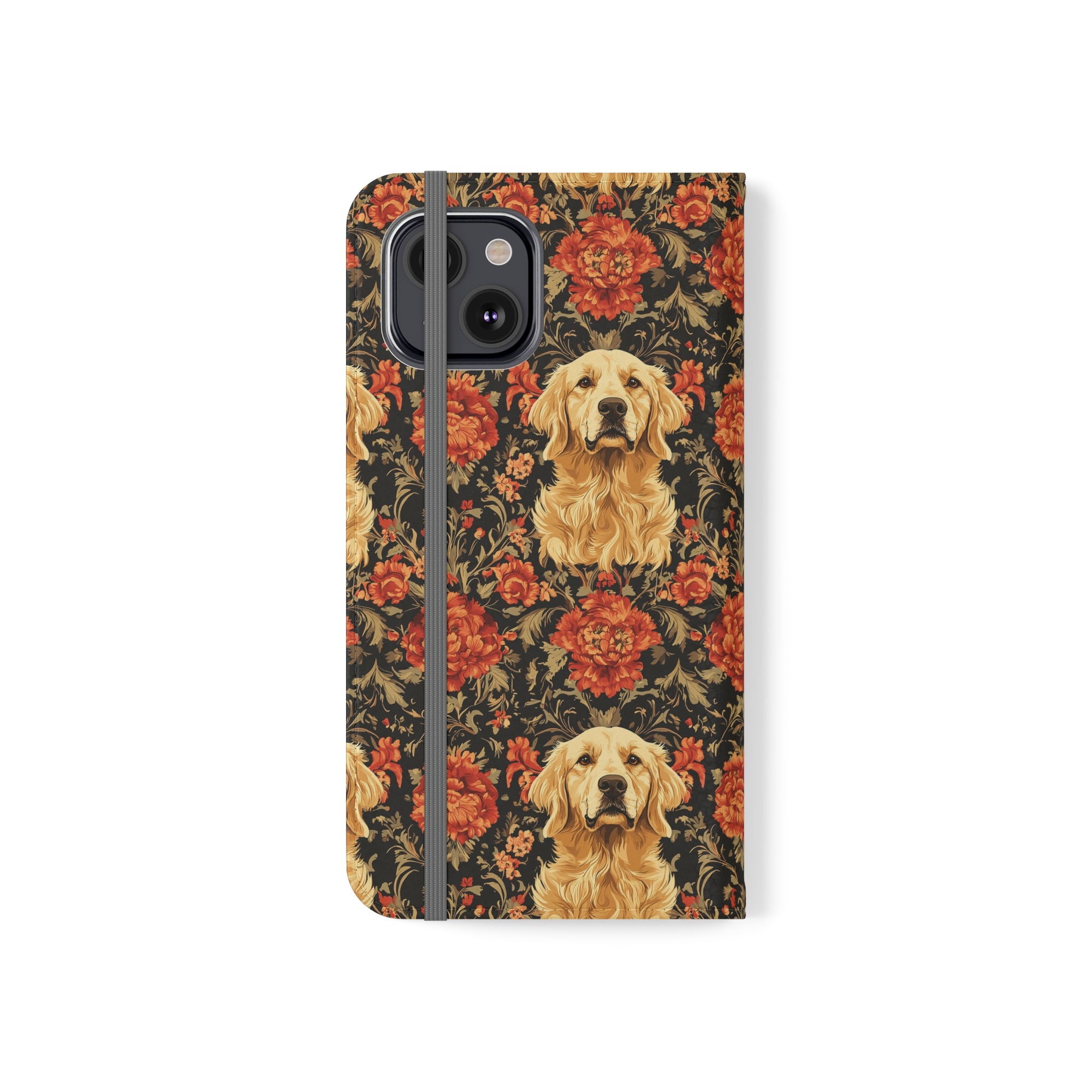 Golden Pawsatronic Tapestry Flip Cases