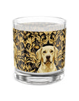 Royal Pawsitivity Labs Rocks Glass