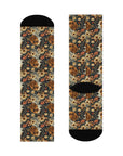 Beagle Blossoms Cushioned Crew Socks