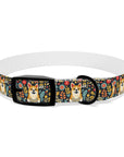 Corgi Rainbow Vine Dream Dog Collar