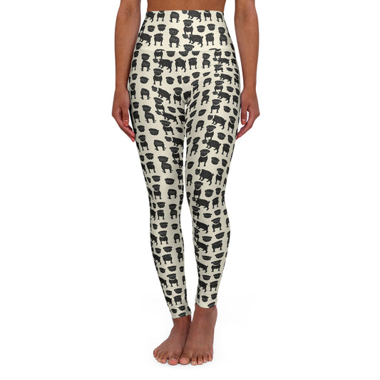 Puggie Pout Perfection High Waisted Yoga Leggings