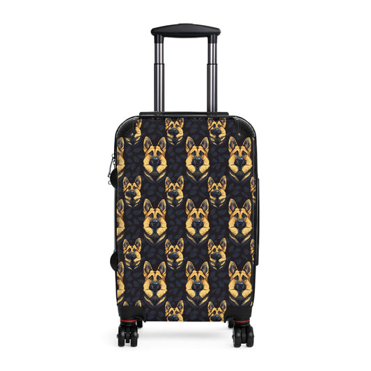 Majestic Hound Couture: German Shepherd LuxeBlend Suitcase