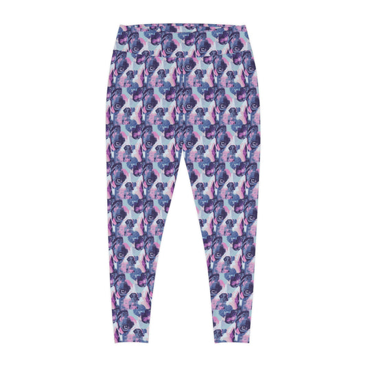 Funky Geometric Boxerista Plus Size Leggings