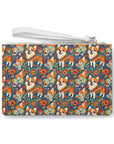 Corgi Carnival Couture Clutch Bag