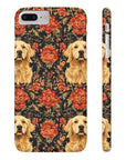 Golden Pawsatronic Tapestry Slim Phone Cases